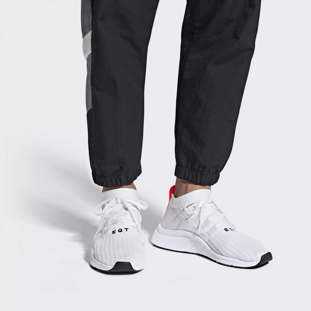 Adidas EQT Support Mid ADV Primeknit Tenis Blancos Para Hombre (MX-28574)